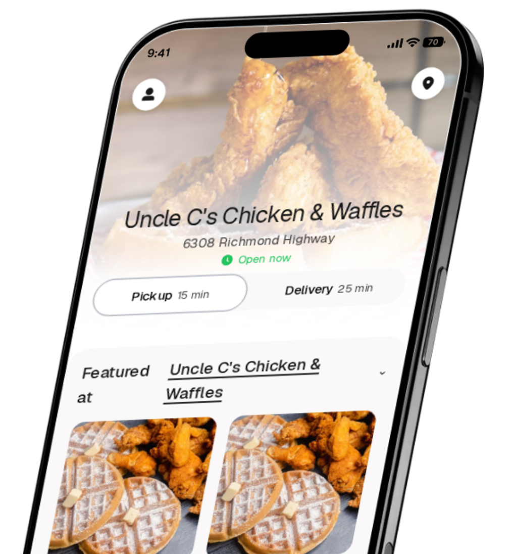 Uncle C's Chicken & Waffles app preview