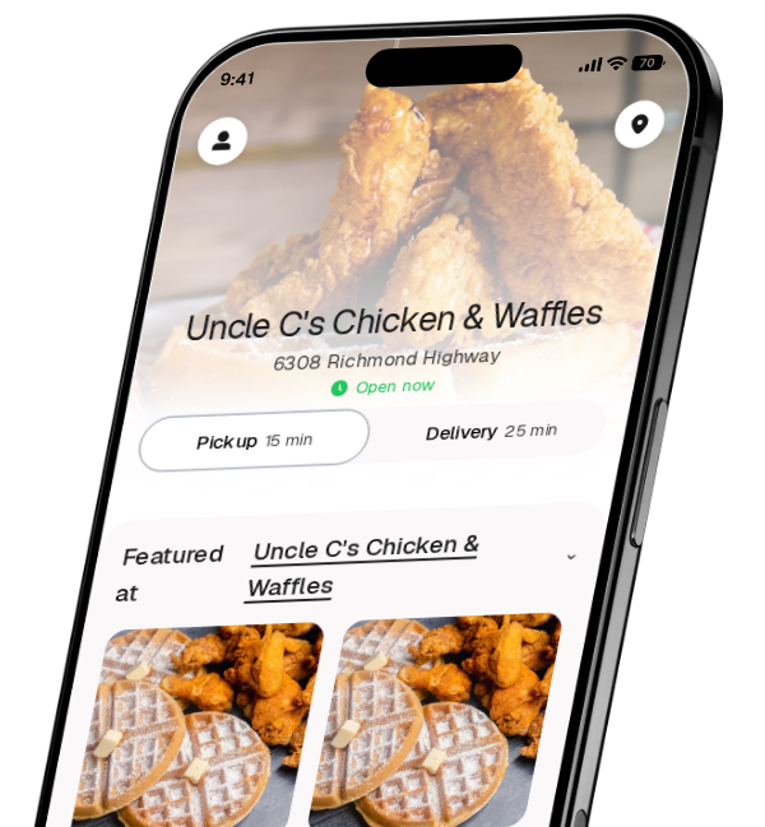 Uncle C's Chicken & Waffles app preview