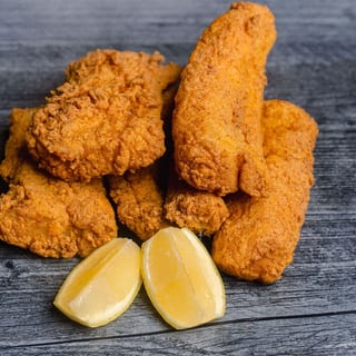 5pc Fish & 4 Cornbread